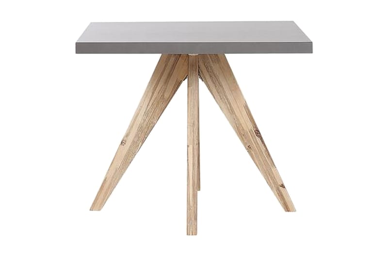 Rundt havebord betoneffekt 90 c 90 cm OLBIA - Grå - Spisebord & havebord