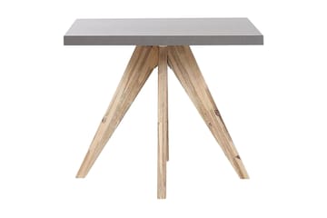 Rundt havebord betoneffekt 90 c 90 cm OLBIA - Grå - Havemøbler - Havebord - Spisebord & havebord