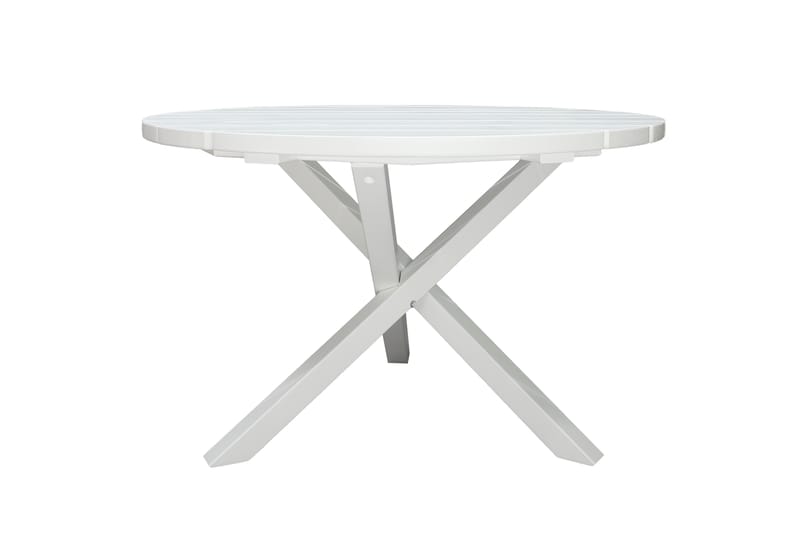 Scottsdale Fasta Spisebord 112 cm Rundt Hvid - KWA - Havemøbler - Havebord - Spisebord & havebord
