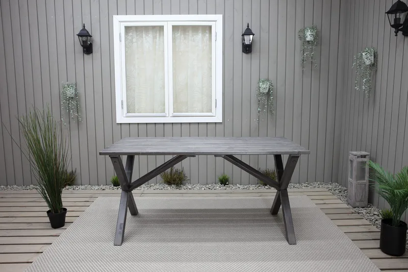 Scottsdale Fasta Spisebord 150 cm Shabby Chic - KWA - Havemøbler - Havebord - Spisebord & havebord