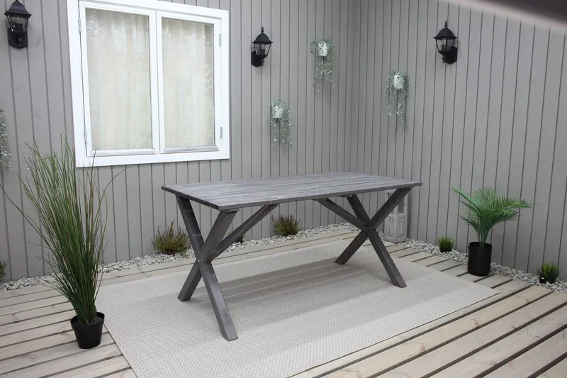 Scottsdale Fasta Spisebord 150 cm Shabby Chic - KWA - Havemøbler - Havebord - Spisebord & havebord