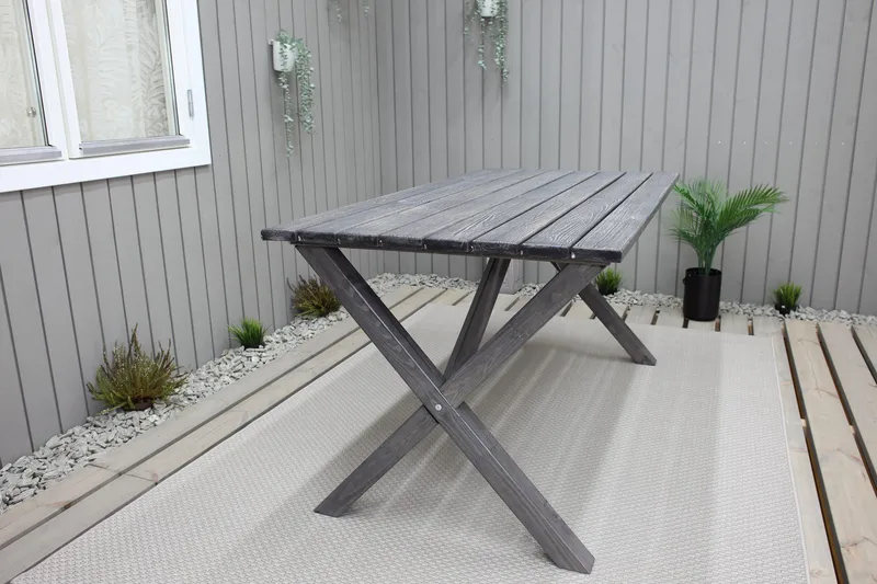 Scottsdale Fasta Spisebord 150 cm Shabby Chic - KWA - Havemøbler - Havebord - Spisebord & havebord