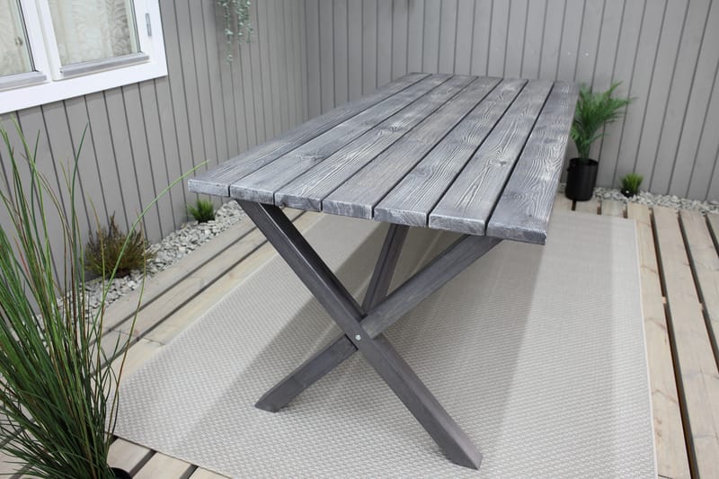 Scottsdale Fasta Spisebord 190 cm - Grå - Havemøbler - Havebord - Spisebord & havebord