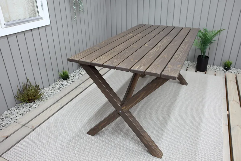 Scottsdale Spisebord 150 cm - Brun - Havemøbler - Havebord - Spisebord & havebord