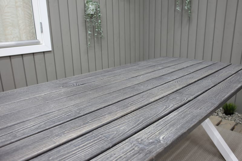 Scottsdale Spisebord 150 cm Grå/Hvid - KWA - Havemøbler - Havebord - Spisebord & havebord