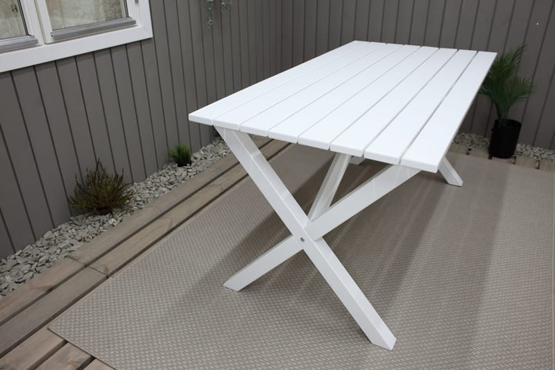 Scottsdale Spisebord 150 cm Hvid - Havemøbler - Havebord - Spisebord & havebord