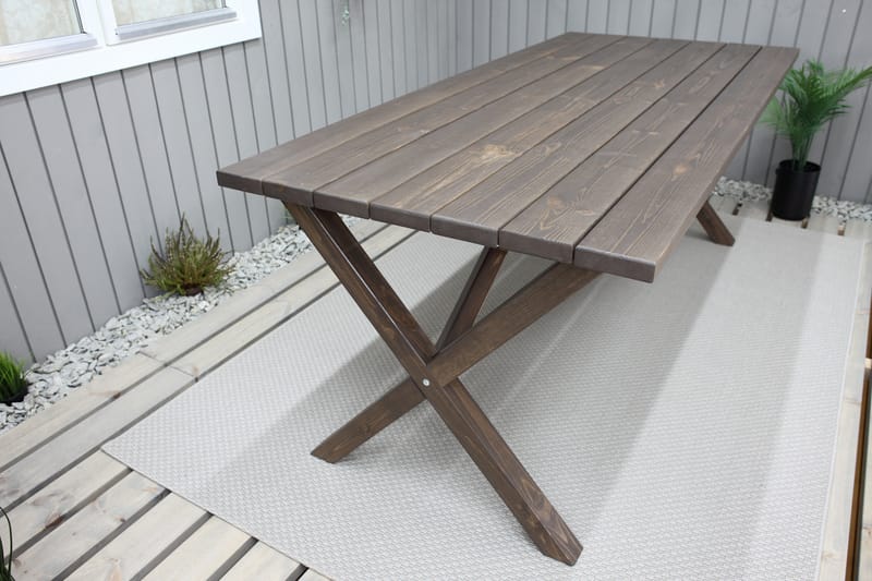 Scottsdale Spisebord 190 cm - Brun - Spisebord & havebord