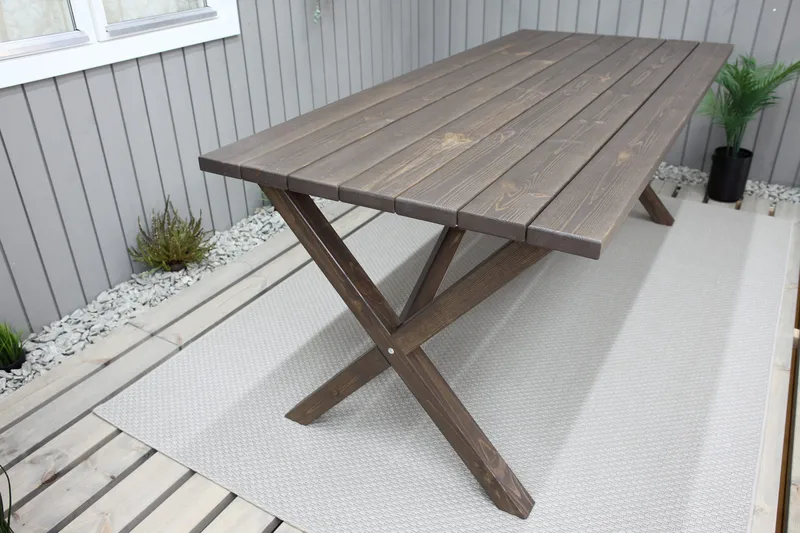 Scottsdale Spisebord 190 cm - Brun - Havemøbler - Havebord - Spisebord & havebord