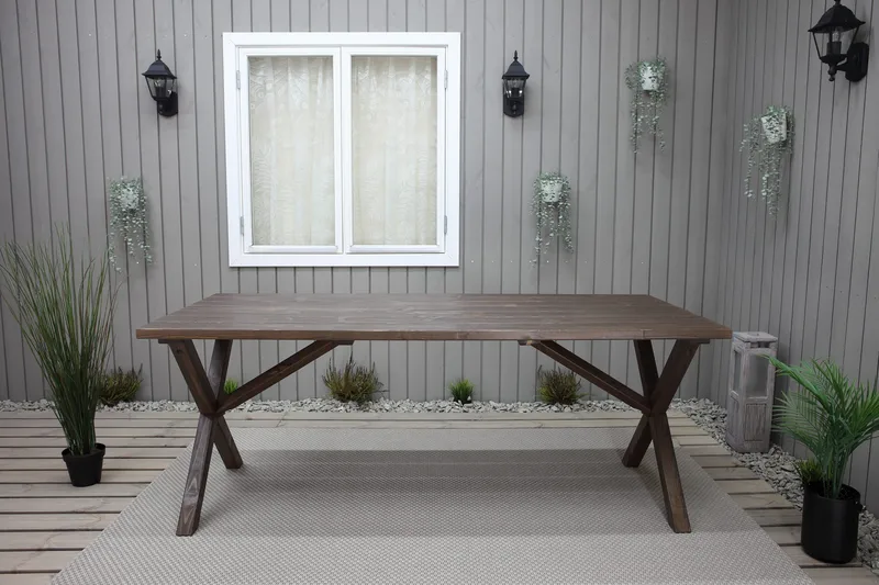 Scottsdale Spisebord 190 cm - Brun - Havemøbler - Havebord - Spisebord & havebord