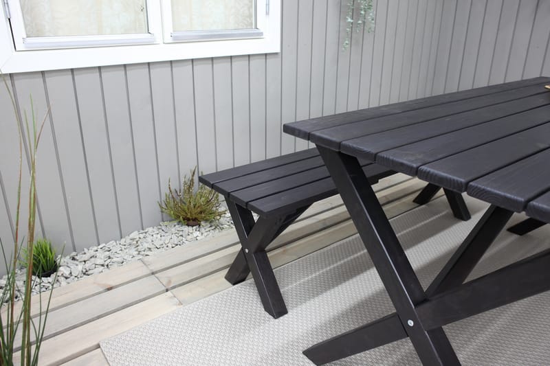 Scottsdale Spisebord 190 cm Sort - KWA - Havemøbler - Havebord - Spisebord & havebord