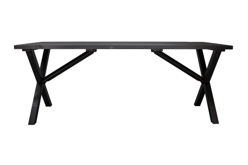 Scottsdale Spisebord 190 cm Sort - KWA - Havemøbler - Havebord - Spisebord & havebord