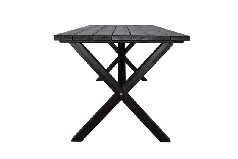 Scottsdale Spisebord 190 cm Sort - KWA - Havemøbler - Havebord - Spisebord & havebord