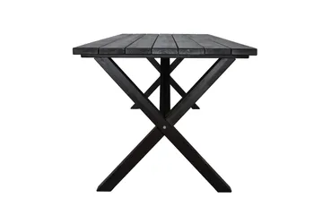 Scottsdale Spisebord 190 cm Sort - KWA - Havemøbler - Havebord - Spisebord & havebord