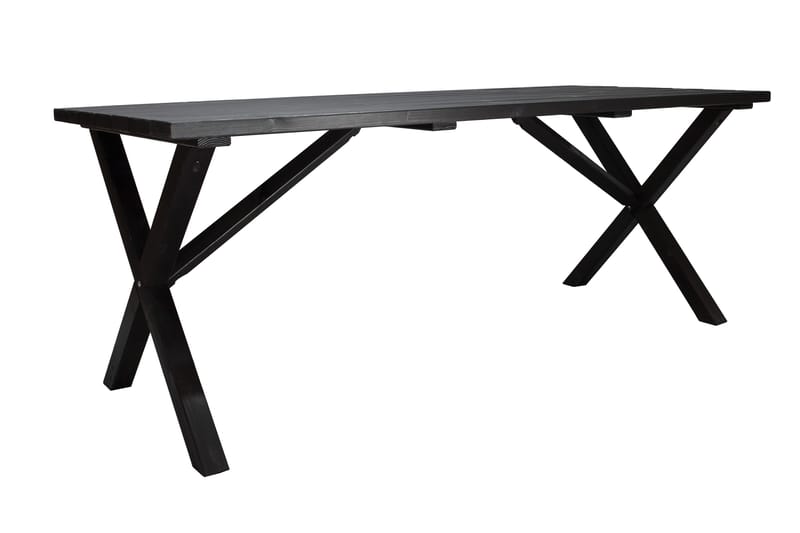 Scottsdale Spisebord 190 cm Sort - KWA - Havemøbler - Havebord - Spisebord & havebord