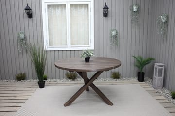 Scottsdale Spisebord Rundt 112 cm - Brun - Havemøbler - Havebord - Spisebord & havebord
