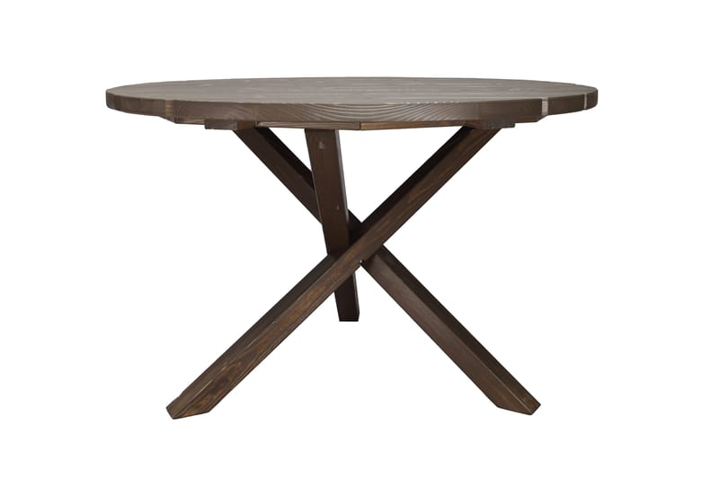Scottsdale Spisebord Rundt 112 cm - Brun - Havemøbler - Havebord - Spisebord & havebord