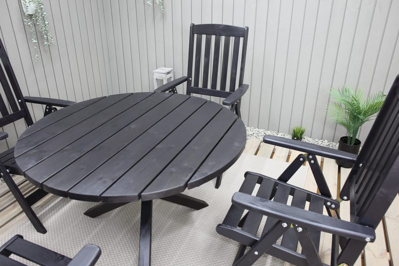 Scottsdale Spisebord Rundt 112 cm - Kaffesort - Havemøbler - Havebord - Spisebord & havebord