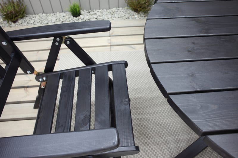 Scottsdale Spisebord Rundt 112 cm - Kaffesort - Havemøbler - Havebord - Spisebord & havebord