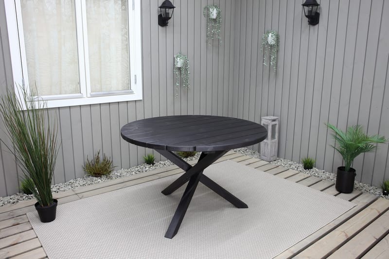 Scottsdale Spisebord Rundt 112 cm - Kaffesort - Havemøbler - Havebord - Spisebord & havebord