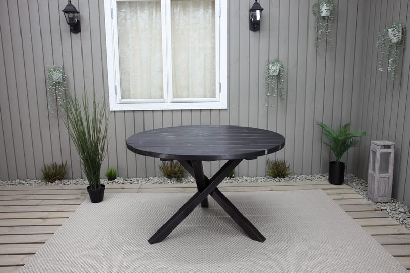 Scottsdale Spisebord Rundt 112 cm - Kaffesort - Havemøbler - Havebord - Spisebord & havebord