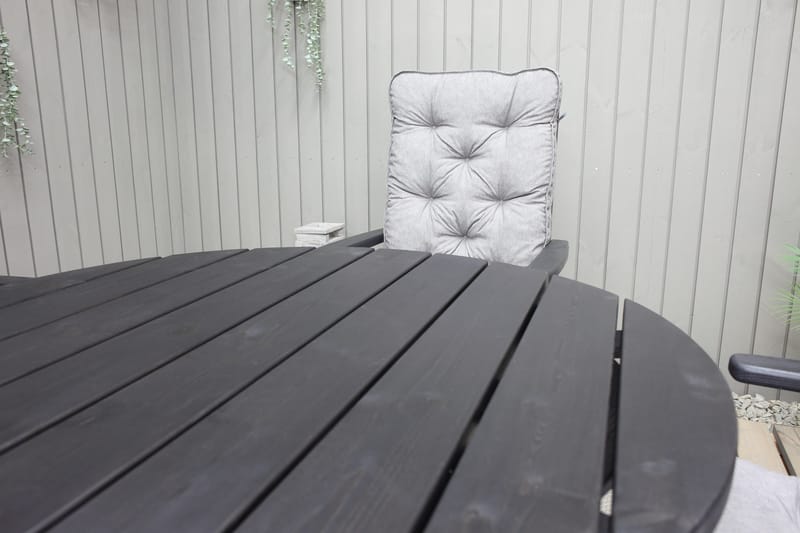 Scottsdale Spisebord Rundt 112 cm - Kaffesort - Havemøbler - Havebord - Spisebord & havebord