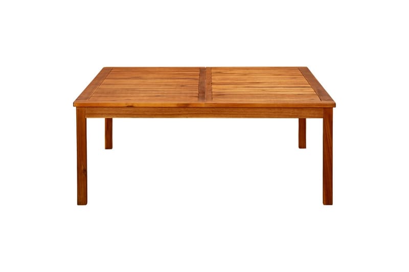 sofabord til haven 110x110x45 cm massivt akacietræ - Brun - Havemøbler - Havebord - Spisebord & havebord