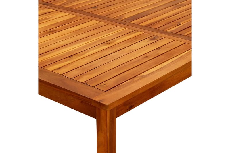 sofabord til haven 110x110x45 cm massivt akacietræ - Brun - Spisebord & havebord