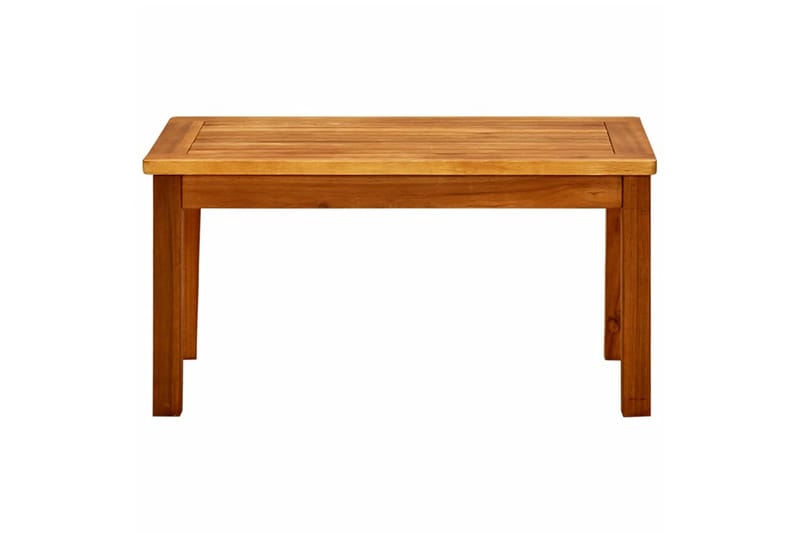 sofabord til haven 70x40x36 cm massivt akacietræ - Brun - Havemøbler - Havebord - Spisebord & havebord