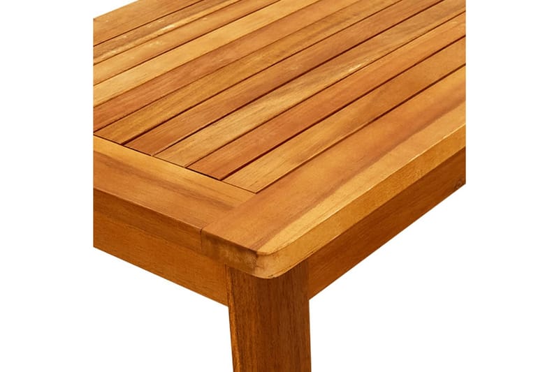sofabord til haven 70x40x36 cm massivt akacietræ - Brun - Spisebord & havebord