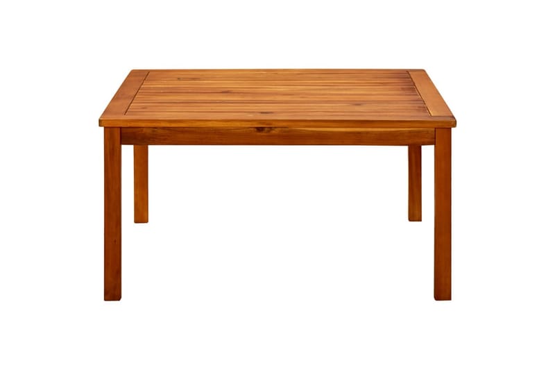 sofabord til haven 85x85x45 cm massivt akacietræ - Brun - Havemøbler - Havebord - Spisebord & havebord