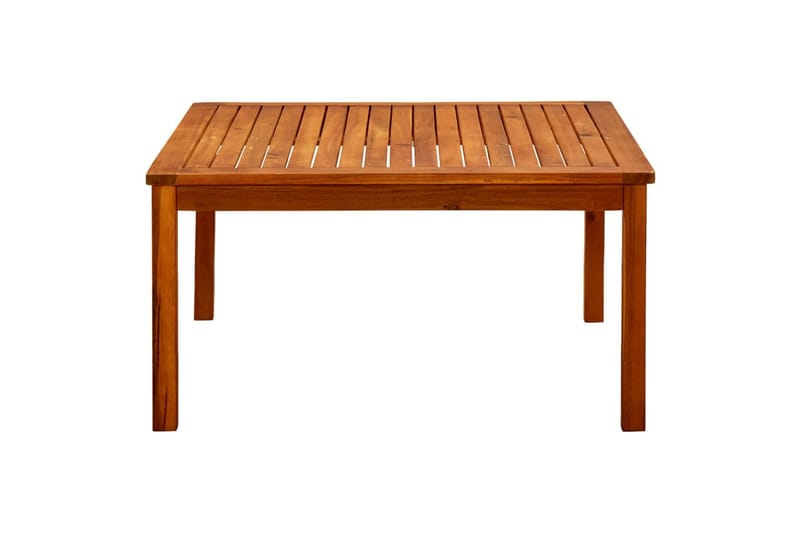 sofabord til haven 85x85x45 cm massivt akacietræ - Brun - Havemøbler - Havebord - Spisebord & havebord