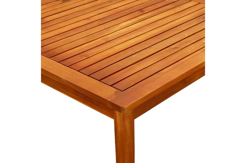 sofabord til haven 85x85x45 cm massivt akacietræ - Brun - Spisebord & havebord