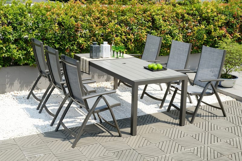 Solana Spisebord 201 cm - Grå - Havemøbler - Havebord - Spisebord & havebord