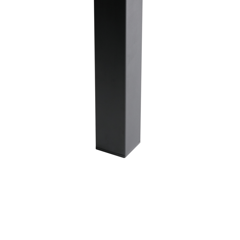 Spisebord udendørs Feletto 90x180 cm Sten - Grå/Sort - Havemøbler - Havebord - Spisebord & havebord