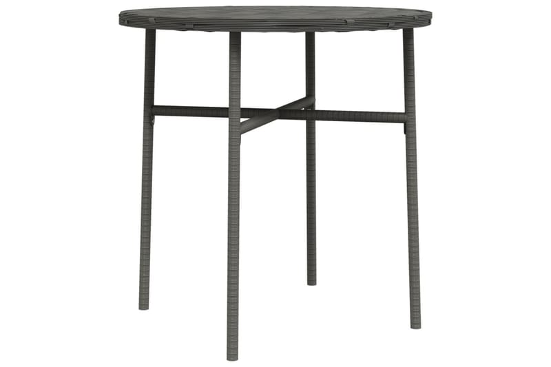 tebord 45 cm polyrattan grå - Grå - Spisebord & havebord
