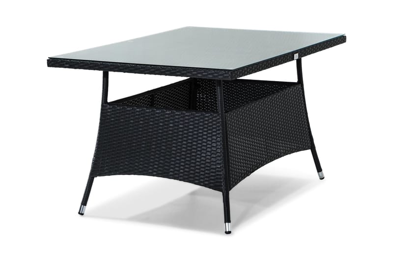 Thor Spisebord 140x90 cm - Sort - Havemøbler - Havebord - Spisebord & havebord