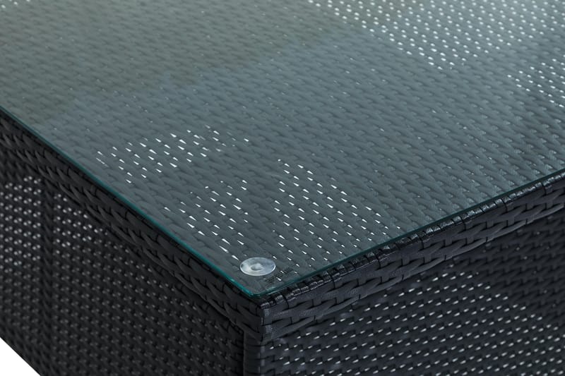 Thor Spisebord 140x90 cm - Sort - Havemøbler - Havebord - Spisebord & havebord
