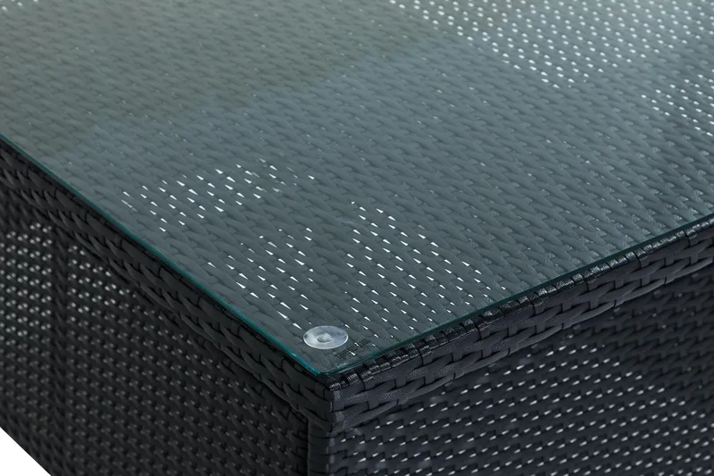 Thor Spisebord 140x90 cm - Sort - Havemøbler - Havebord - Spisebord & havebord