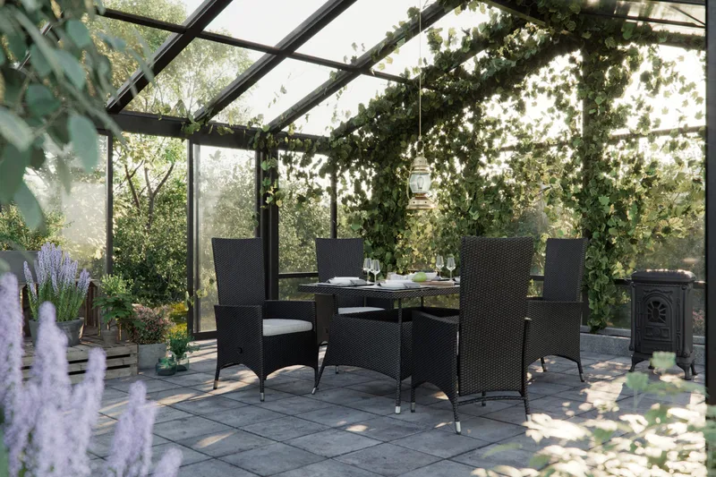 Thor Spisebord 140x90 cm - Sort - Havemøbler - Havebord - Spisebord & havebord