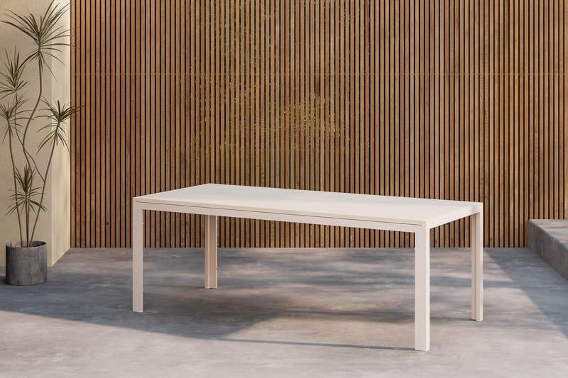 Spisebord til udendørs brug Venture Home Break spisebord 74 x 205 x 90 - Beige / Beige Beige - Havemøbler - Havebord - Spisebord & havebord