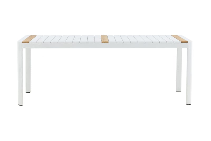 Togo Spisebord 200 cm Hvid/grå - Venture Home - Spisebord & havebord