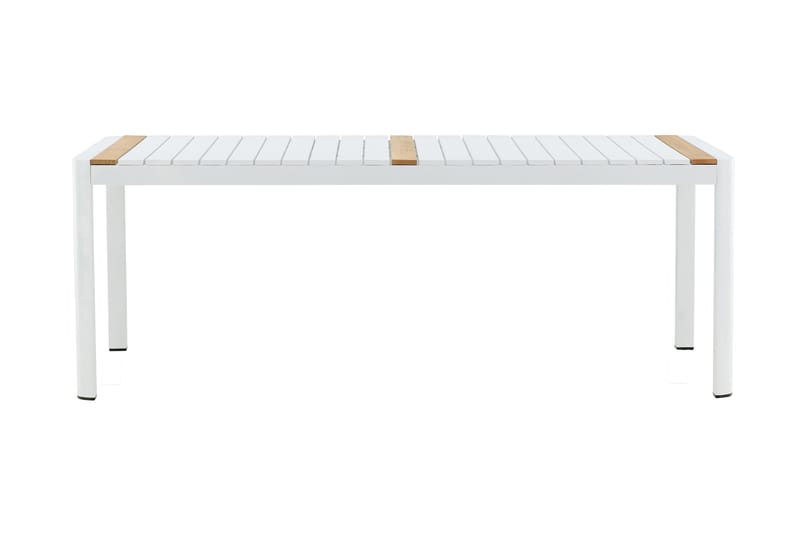 Togo Spisebord 200 cm Hvid/grå - Venture Home - Spisebord & havebord