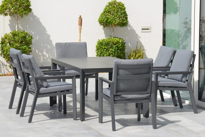Tomson Bord 176x100xH73 cm Mørkegr�å - Havemøbler - Havebord - Spisebord & havebord