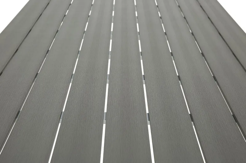 Tunis Spisebord 205x90 cm - Hvid/Grå - Havemøbler - Havebord - Spisebord & havebord