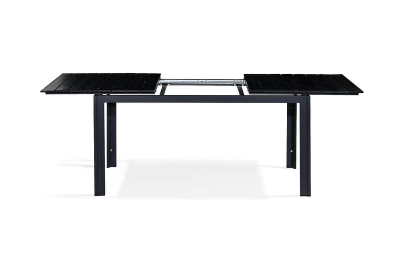 Tunis Udvideligt Spisebord 152-210x90 cm - Sort/Sort - Havemøbler - Havebord - Spisebord & havebord