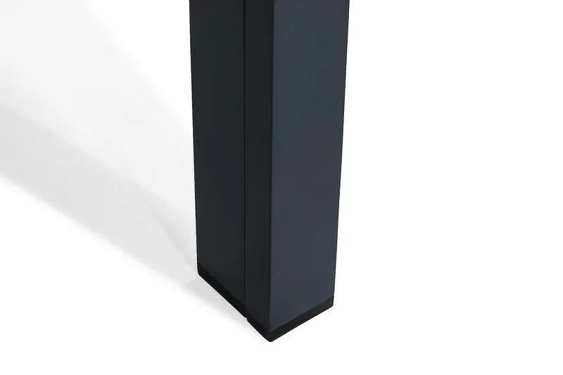 Tunis Udvideligt Spisebord 152-210x90 cm - Sort/Sort - Havemøbler - Havebord - Spisebord & havebord