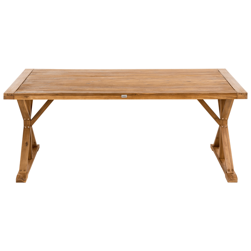 Spisebord udendørs Calabritto 90 cm 180 cm akacietræ - Brun - Havemøbler - Havebord - Spisebord & havebord