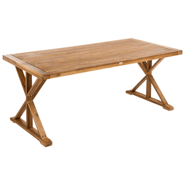 Spisebord udendørs Calabritto 90 cm 180 cm akacietræ - Brun - Havemøbler - Havebord - Spisebord & havebord
