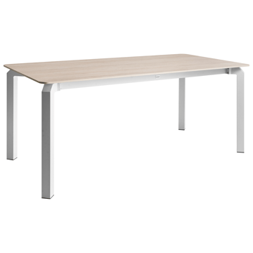 Spisebord udendørs Feletto 180 cm 90 cm Sten - Beige/Hvid - Havemøbler - Havebord - Spisebord & havebord