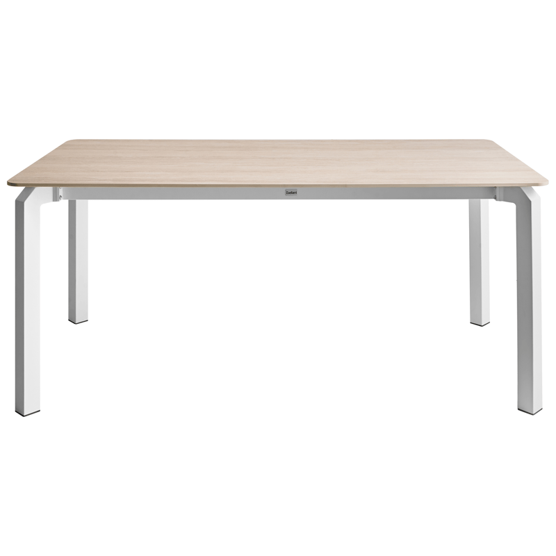 Spisebord udendørs Feletto 180 cm 90 cm Sten - Beige/Hvid - Havemøbler - Havebord - Spisebord & havebord